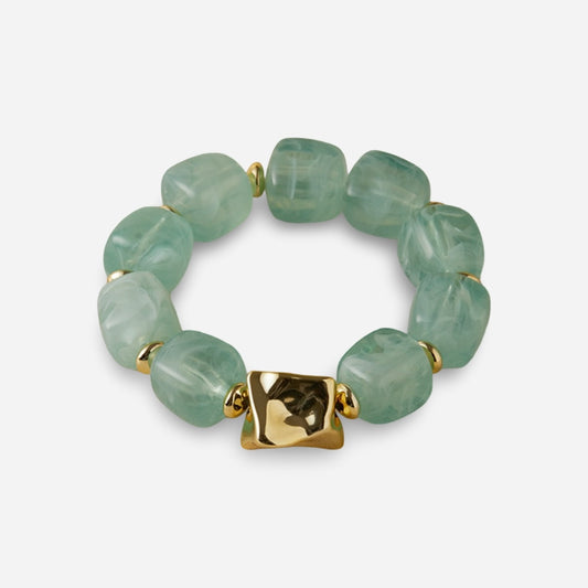Ambre Bracelet in Mint Green