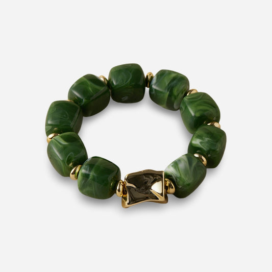 Ambre Bracelet in Emerald Green